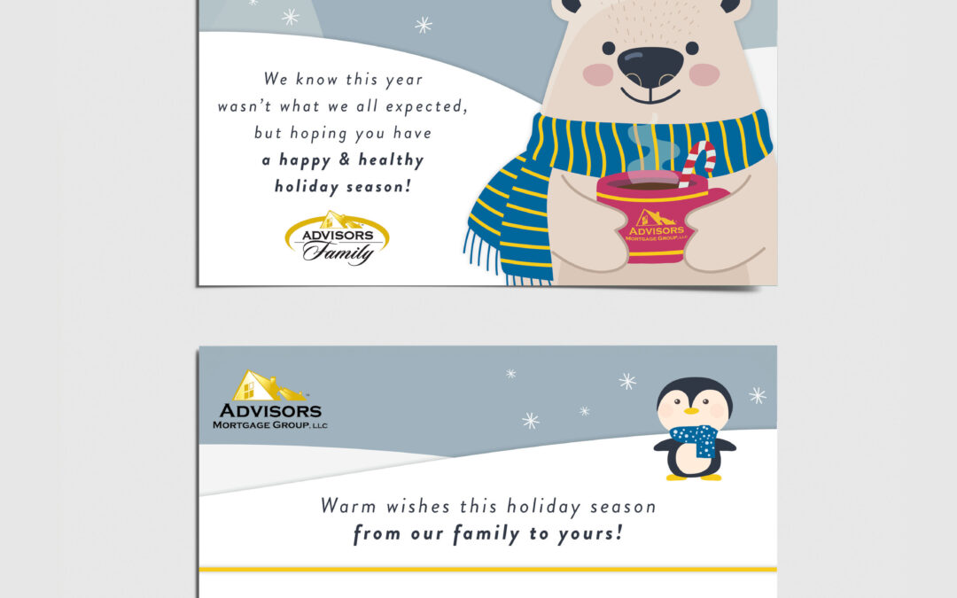 Company Holiday Postcard
